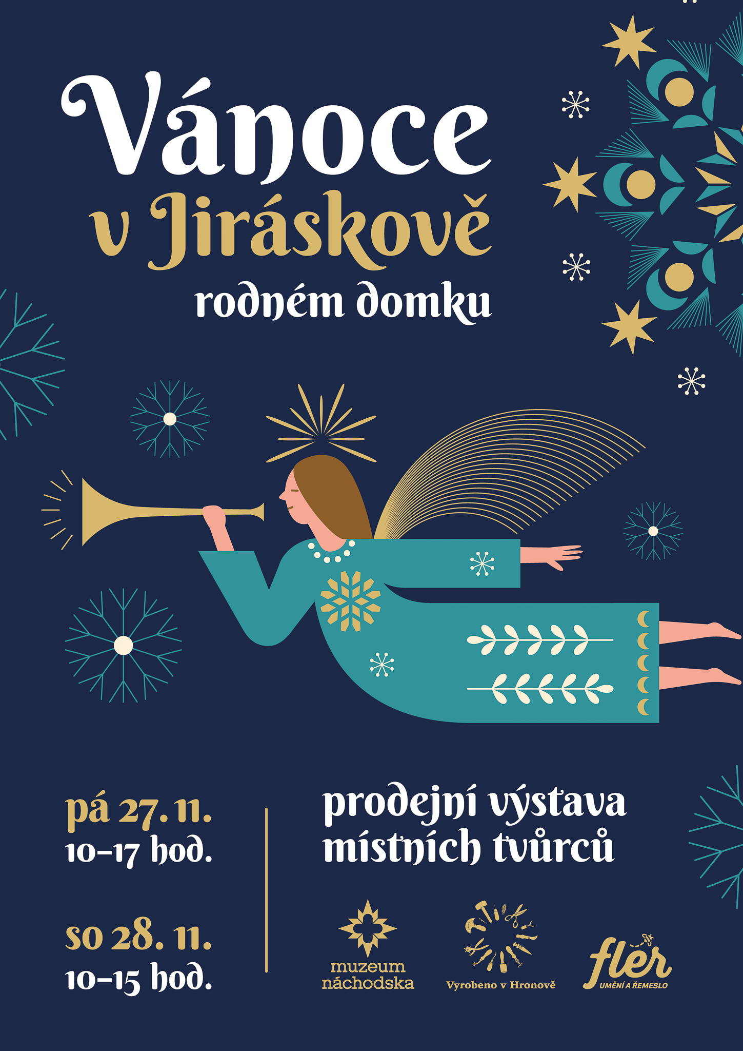 Vánoce v Jiráskově rodném domku 2026 - plakát